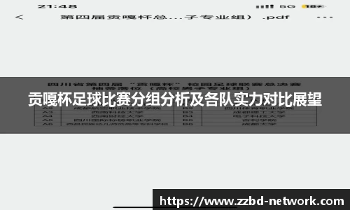 贡嘎杯足球比赛分组分析及各队实力对比展望
